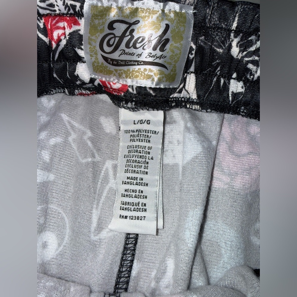 💀🌹NWT! Skull and Roses Jogger Pants - Picture 8 of 10
